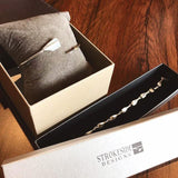 Rowing Bent Oar Bracelet - Strokeside Designs Rowing jewelry- Rowing Gifts Ideas- Rowing Coach Gifts