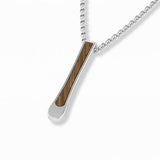 Skiing Oakwood Pendant