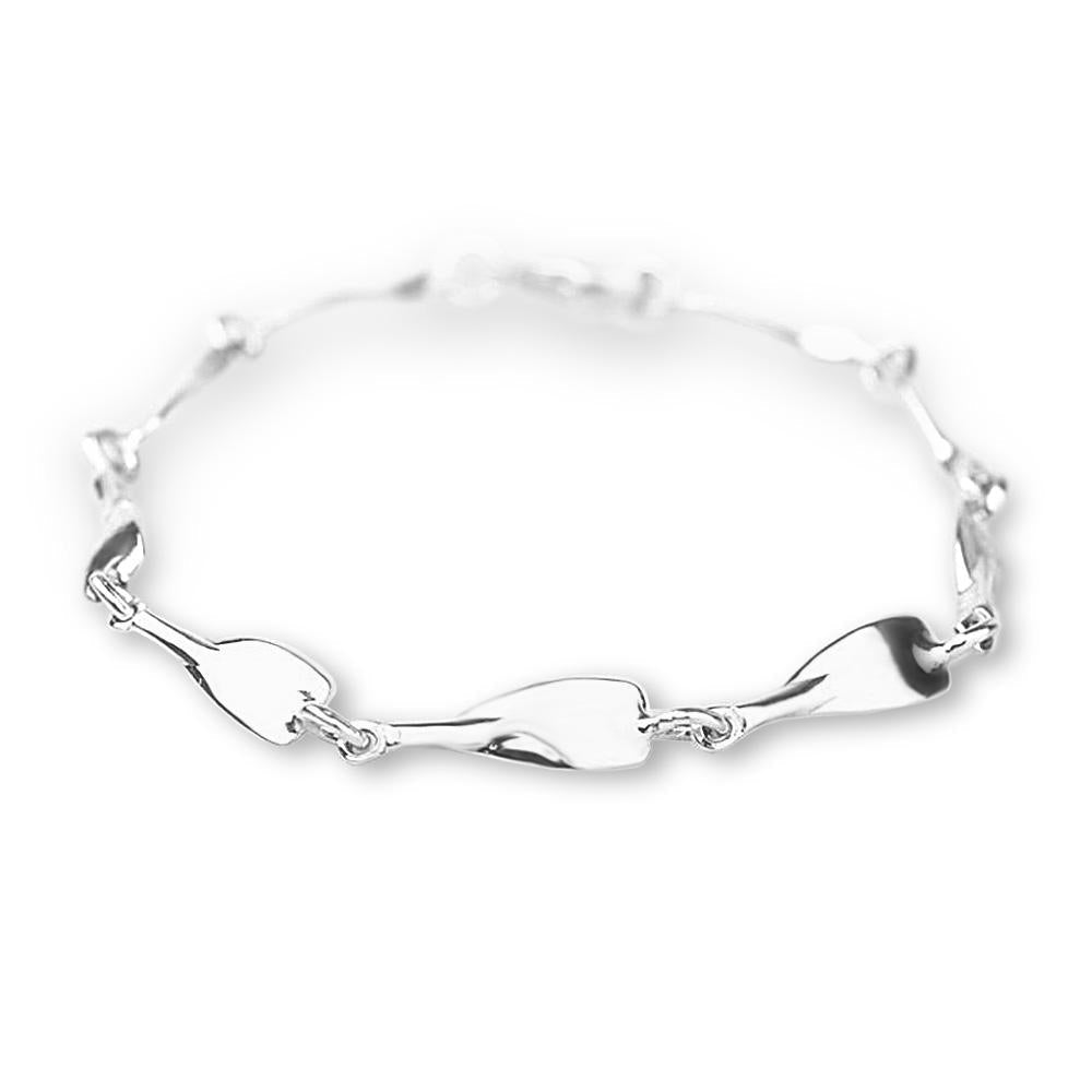 Rowing Small Oar Bracelet - Strokeside Designs Rowing jewelry- Rowing Gifts Ideas- Rowing Coach Gifts