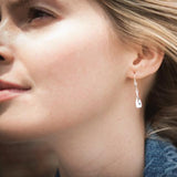 Rowing Small Blade Hanging Earrings - Strokeside Designs Rowing jewelry- Rowing Gifts Ideas- Rowing Coach Gifts