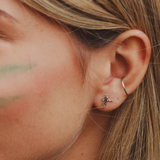 Lacrosse Player Stud Earrings