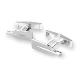 Old School/Macon Cuff Links - Strokeside Designs Rowing jewelry- Rowing Gifts Ideas- Rowing Coach Gifts