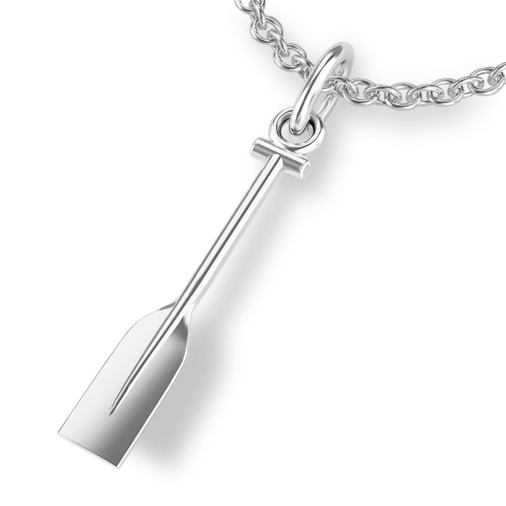 canoe paddle pendant - canoe jewelry 925 canoe gifts 