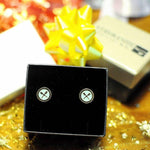 Rowing Rolo Earrings - Strokeside Designs Rowing jewelry- Rowing Gifts Ideas- Rowing Coach Gifts