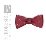 Rowing Bowtie - Strokeside Designs Rowing jewelry- Rowing Gifts Ideas- Rowing Coach Gifts