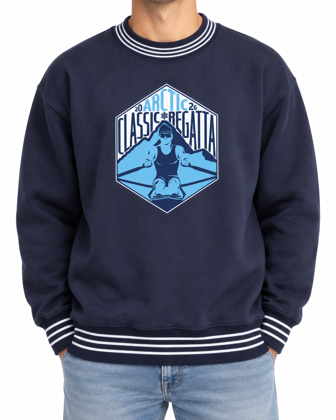 Arctic Classic Regatta Weekender Crewneck — front view
