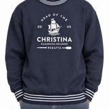 Head of Christina Weekender Crewneck – front view