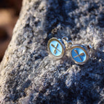 Rowing Rolo Earrings - Strokeside Designs Rowing jewelry- Rowing Gifts Ideas- Rowing Coach Gifts