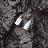 Rowing Cleaver Oar Stud Earrings - Strokeside Designs Rowing jewelry- Rowing Gifts Ideas- Rowing Coach Gifts