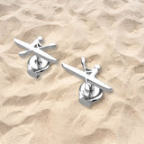 Kayak Athlete Stud Earrings