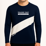 TCRC Men's Base Layer Long Sleeve UPF50+ Navy