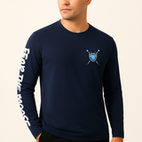UBC Men's Base Layer Long Sleeve UPF50+ - Navy