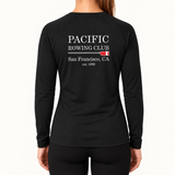Pacific Rowing Women's Base Layer Long Sleeve UPF50+ - Black - back