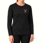 Pacific Rowing Women's Base Layer Long Sleeve UPF50+ - Black - front