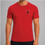 Pacific Rowing Men's Base Layer Short Sleeve UPF50+ - Red - front