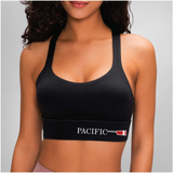 Pacific Rowing Women's Criss-Cross Bra - Black - front