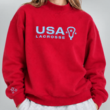USALacrosse Mockneck Sweatshirt
