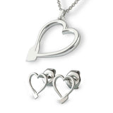 Save 20%! Special Rowing Heart Pendant+ Earrings Gift Set