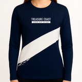 TCRC Women's Base Layer Long Sleeve UPF50+ Navy