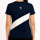 TCRC Women's Base Layer Short Sleeve UPF50+ Navy