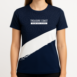 TCRC Women's Base Layer Short Sleeve UPF50+ Navy