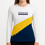 TCRC Women's Base Layer Long Sleeve UPF50+ Yellow/Navy