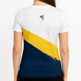 TCRC Women's Base Layer Short Sleeve UPF50+ Yellow/Navy