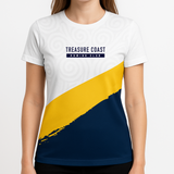 TCRC Women's Base Layer Short Sleeve UPF50+ Yellow/Navy