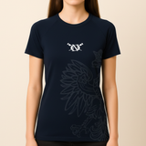 Oak Neck Academy Women's Short Sleeve - Navy