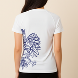 Oak Neck Academy Women's Short Sleeve - White