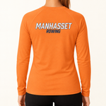 Manhasset Crew Women's Hi-Vis Base Layer Long Sleeve UPF50+ – back view