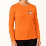 Manhasset Crew Women's Hi-Vis Base Layer Long Sleeve UPF50+ – front view