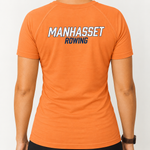 Manhasset Crew Women's Hi-Vis Base Layer Short Sleeve UPF50+ – back view