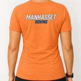 Manhasset Crew Women's Hi-Vis Base Layer Short Sleeve UPF50+ – back view