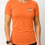 Manhasset Crew Women's Hi-Vis Base Layer Short Sleeve UPF50+ – front view