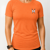 Manhasset Crew Women's Hi-Vis Base Layer Short Sleeve UPF50+ – front view