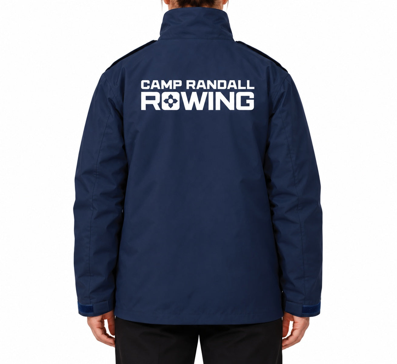 Camp Randall Rowing Club Rain Jacket Double Layer