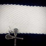 Lacrosse Crossed Sticks Pendant