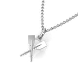 Rowing Crossed Oars Pendant