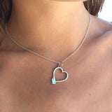 Rowing Heart Pendant