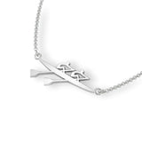 Rowing Necklace Double Scull