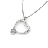 Tennis Heart Pendant